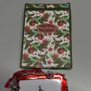 Christmas Photo Picture Frame, Metal, 3x2 Inches, Hanging Ornaments Pendant Holiday Gift (Red)