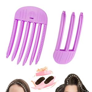 4-Pack Hair Volume Clips for Fluffy Bangs & High Crown - Heatless Hair Styling Tools for Instant Volume & Natural Puffy Hairstyles, Safe for All Hair Types