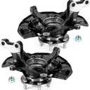 Front Steering Knuckle & Wheel Bearing Hub Assembly for Lexus ES350 2007-2012 3.5L V6, Toyota Camry 2007-2011 3.5L V6, Left Side and Right Side, LK043 LK044 686-260 686-261