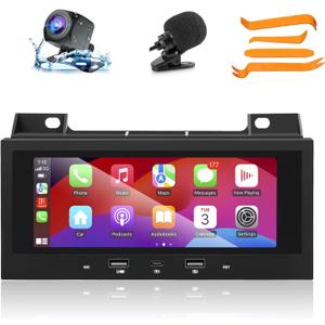 Car Radio [2G+64G] for Chevy Blazer Pickup S10/GMC Jimmy S15 Sonoma/Isuzu Hombre/Bravada (1994-1997) with Wireless Android Auto/CarPlay, Car Stereo with FM/AHD Camera/Mic/GPS/USB Port/App Store