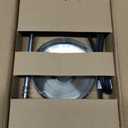 Stand Electric Smoker with Soft Rainproof Cover, LED Display Build in Meat Probe Vertical Smokers, Accurate Temperature Control Adjustment,Easy to install