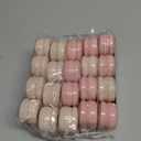 10Gram Lip Balm Containers, 8pcs Round Metal Salve Tins with Lids, Mini Candle Jars, Small Sample Containers for Balms, Salves, Cosmetic, Nail Polish, DIY Items (Pink), Set of 5