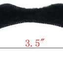 karlery Mens Short Curly Black Mustache Beard Afro Wig California Rocker Disco Halloween Cosplay Anime Costume Party Wig (Black)
