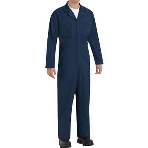 Red Kap Men's Twill Action Back Coverall (34, Navy)