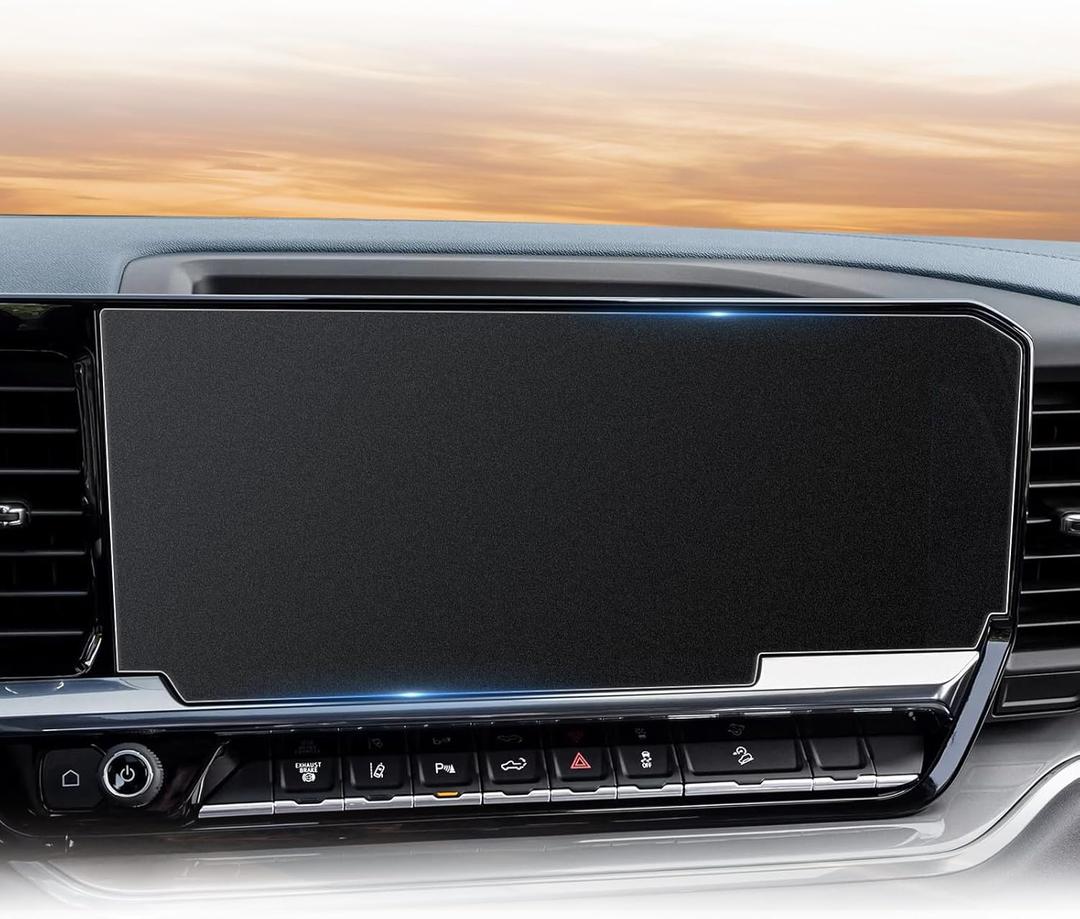 For 2025 2026 Chevrolet Silverado/GMC Sierra Screen Protector - 13.4 Inch Matte Anti Glare Tempered Glass - 2022-2026 Chevy Silverado/Sierra 1500 2500HD 3500HD Touchscreen Accessories