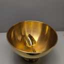 Large Champagne Bowl,12L Champagne Bowl Ice-Bucket with Scoop Stainless Steel Large Bucket Big Ice Bucket for Parties Beer Home Bar Celebrations,16in (one pack, Gold)