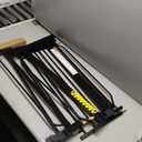 Regalo Safety 29-49" Easy Step Extra Wide Baby Gate for Doorways & Bottom of Stairs, Pressure Mounted Safety Gate with Door for Babies, Toddlers & Pets, Black