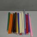 24 Colored Taper Candles, 7-8 Hours Burn Time, Unscented, Smokeless and Dripless, 0.75 x 10 Inch Dinner Candle Set for Household, Wedding, Party and Home Dcor Candlesticks