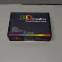 TITISKIN 3D Illusion LED Night Light,16 Colors Gradual Changing Touch Switch USB Table Lamp for Holiday Gifts or Home Decorations 3Pattern