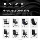 Water Resistant Stretch Computer Office Chair Cover with Durable Zipper Universal Washable Removable Spandex Rotating Boss Chair Slipcovers Anti-dust Soft Desk Chair Seat Protector for Dogs Cats Pets