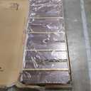 BHG Vintage Multifunctional Folding Bookshelf,5 Tier No-Assembly Plant Stand Storage Rack Shelves for Home Office (Brown&Gold, 5-Tier)