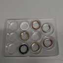 8 Pack Cover Compatible with Oura Ring Gen 4/Oura Ring Gen 3 Horizon/Heritage,Charging Derectly,Matte Texture Wear-Resistant Anti-Scratch TPU Protector for Oura Rings Women MenA,Size 8 (Gold+Silver+RD+Pink+CG+Clear+Black+White)