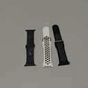 3 Pack Sport Bands Compatible with Apple Watch Band 44mm 45mm 46mm 42mm 41mm 40mm 38mm 49mm for Men Women, Soft Silicone Breathable Wristband for iWatch Series 11 10 9 8 7 6 5 4 3 2 1 SE3 SE Ultra 3 2 1, Anthracite Black/Black Gray/White Black