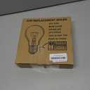 25 Pack G40 Multicolor LED Replacement Bulbs for Outdoor Christmas String Lights, E12 Candelabra Base Globe Lights for Patio, Xmas Tree, Holiday Party Decor