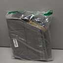 BOPUOVRE 1-Pack Leather Front Car Seat Covers - Bottom Car Seat Covers Fully Wrapped, Non-Slip and Waterproof, Fits Most Vehicles Gray