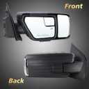 Left and Right Towing Mirror With Tools Compatible With 2021 2022 2023 2024 2025 Ford F150 With HD Wide-Angle Significantly Reduces Blind Spots Easy Installation (2 pcs)
