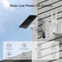 4G LTE Cellular Solar Security Camera Wireless Outdoor with AI Detection,PIR Motion Sensor,2 Way Talk,Built in SIM Card,360° Live View,2K Color Night Vision,No WiFi Solar Powered Camera
