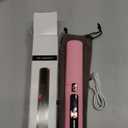 Cordless Hair Straightener and Curler 2 in 1, Mini, Lightweight and Small,USB Rechargeable with 4500mAh Battery, 10s Fast Heating, Portable Ceramic Flat Iron for Travel (Pink)