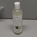 12oz Organic Aloe Vera Gel for Face, Skin, Hair & Sunburn Relief - From 100 Percent Pure Aloe Vera - Cold Pressed, Vegan, Unscented - Made in USA.