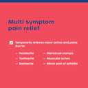 HealthCareAisle Dual Action Acetaminophen and Ibuprofen (NSAID) Tablets, 250 mg /125 mg Pain Reliever - 250ct Caplets, Expires on 03/2027