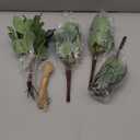 40 Pcs Artificial Eucalyptus Stem, Fake Silver Dollar Eucalyptus Leaves Stems Bulk Real Touch Faux Leaf Branches for DIY Bouquets Floral Arrangement Wedding Home Decor