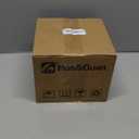 Hon&Guan Dryer Vent Cover Outside with Removable Mesh, Wall Mount Extractor Vent with Rubber Cushioned Non-Return Flap, High Quality Iron Outside Dryer Vent Cover for House (Black, 6 Inch)