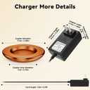 Charging Coaster 2 Compatible with Temperature Control Smart Mug 2,Mug1,Cisain Mug Power Cord for Em/BER Smart Temperature Control Mugs(Copper)