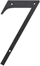 Hillman 6 in. Reflective Black Plastic Nail-On Number 7 1 pc. -3 Pack