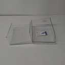 iDesign Water Bottle Organizer for Fridge - Set of 2 - Clear - Made in USA