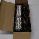 NAOEVO 12 Inch LED Light Bar, 300W 30000LM LED Offroad/Driving/Fog Lights with Wiring Harness Kit, Spot Flood Work Lights for Truck UTV ATV Golf Cart Boat, 1 Pc (White)