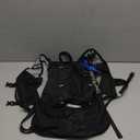 Lightweight Hydration Backpack, Running Backpack with 2L Water Bladder, Hydro Water Daypack for Cycling Hiking Rave for Men Women (Black)