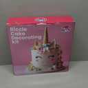 Riccle 94 pcs Cake Decorating Kit with Cake Turntable - Includes 50pcs 16 Inch Disposable + 2 Reusable Piping Bags and Tips Set, 24 Icing Piping Tips, 2 Spatulas, 3 Icing Comb Scraper, 6 Cake Liners