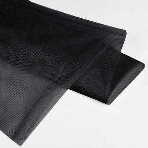 Black Soft Mesh Fabric 54 Inch by 3 Yards, No Stretch Sheer Mesh Netting, Tulle Gauze Fabric for Wedding Dress Prom Gown Corset Base Dance Costume Crafts