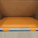 16L Collapsible BBQ Prep Tub with Locking Lid & Cutting Board - Marinade Container Grill Carry System for RV Picnic Tailgate - Portable Wash Basin for Kitchen Camping Sink - Gift for Men Women