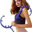 Back Hook Trigger Point Massager Tool, Handhold for Back Neck Shoulder Pain Relief, Deep Muscle Knots Massage for Women Men