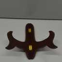 Uxcell 8" Easel Plate Holder, Wooden Folding Display Stand Brown for Decorative Picture Frame