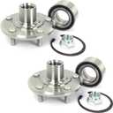 Autoround Pair 29596048 Front Wheel Bearing Hub Assembly fit for 1997-2001 Honda CR-V/Prelude