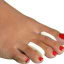 Premium Foam Toe Separators - Toe Spacers for Corn, Bilster, and Hammer Toe Relief - 1/4 Inch - Bulk Pack of 100 Toe Pads (100 Count (Pack of 1))