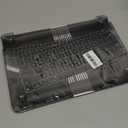 KEROM Clear Black Case for MacBook Air 13 inch 2021-2018 M1 A2337 A2179 A1932, Plastic Hard Shell Case & Keyboard Cover for MacBook Air 13.3 inch, Line