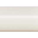 Ivilon Window Curtain Rod Oval End Cap - 1 inch Pole. 28 to 48 Inch. White-Ivory