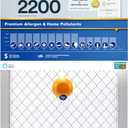 Filtrete 20x30x1 Smart Air Filter, MPR 2200 MERV 13, 1-Inch Premium Allergen & Home Pollutant Air Filters for AC and Furnace, 2 Filters