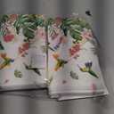 100PCS Spring Summer Hummingbird Paper Napkins 3 Ply Geranium Flower Bird Disposable Hand Towels for Bathroom,Monstera Guest Napkins Decorative Dinner Hand Napkin for Summer Party Weddings Birthdays