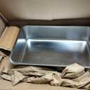 Stainless Steel Litter Box, 23.6x15.7"x6" Deep Stainless Steel Cat Litter Box Extra Large, XL Metal Litterbox for Big Cats with High Sides, Non Stick Surface, Easy to Clean