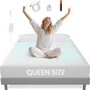 Grounding Sheets White Queen Size - 90% Organic Cotton + 10% Pure Silver Fitted Bed Sheet for Earthing - 400 Thread Count Deep Pocket Ground Sheets - Improved Sleep Down to Earth Ground Bedding