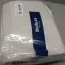 Bedsure Duvet Cover Queen Size with Fitted Sheet - 4 Pieces Prewashed Polyester Extra Soft Bedding Set, Includes 1 Duvet Cover 90''x90'' with Zipper Closure, 2 Pillow Shams, 1 Fitted Sheet, White