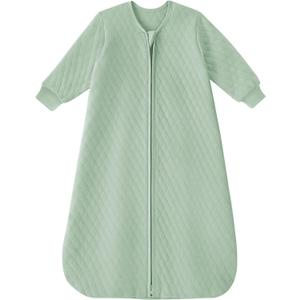 Yoofoss Baby Sleep Sack 1.0 Tog Long Sleeve Sleep Sack (Green), L