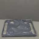 Bluestone Walker Tray- Upright with Holders-Universal Table Fits Most Standard Folding Walkers-Home Mobility Medical Equipment Accessories, 1 Count (Pack of 1) (Silver)