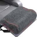 HOMBYS Extra Large Recliner Leg Pillow, Sherpa Foam Foot Rest for Sleeping Rest, Wave Shape Recliner Cushion, Multipurpose Footrest Extender, Back & Lumbar Pillow for Recliner Bed Sofa, (Grey)