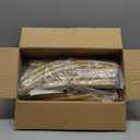 JUOPZKENN Round Backdrop Stand, Stable Circle Balloon Arch Frame, Stable Iron Circle Arch Kit, Stable Enlarged Base Iron Circle Arch Frame for Wedding Party Lawn Decoration Gold