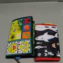 Tummy Time/Baby Mirror Toys, Black and White High Contrast Tabletop Mount Baby Newborn Toys 0 3 6 Months Brain Development, Sensory Texture Piano Infant Toys 0 3 6 Months with Squeaker